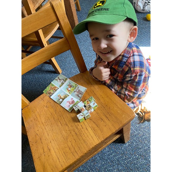 Children's Church Puzzle Retro Baby Animals Busy Quiet Fidget Toy Gift - Picture 5 of 12